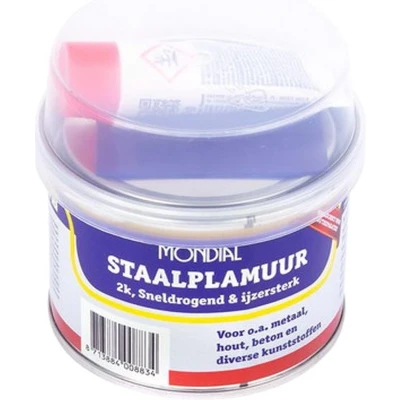 Afbeelding van Mondial Staalplamuur Universele plamuur 240G + 10G