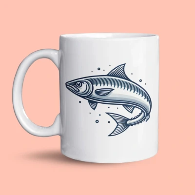 Afbeelding van NietMokken.nl Mok met Haring Typisch Nederlandse Hollandse Vis Grappige Leuk Cadeau Originele Souvenir