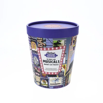 Afbeelding van 50 Must See Musicals Bucket List 1000 Piece Puzzle