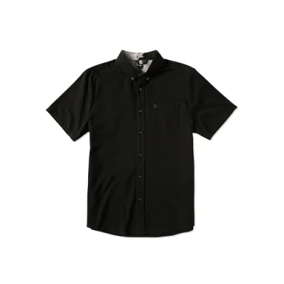 Afbeelding van Volcom Everett Oxford SS Overhemd, Heren, Maat: XS, New black