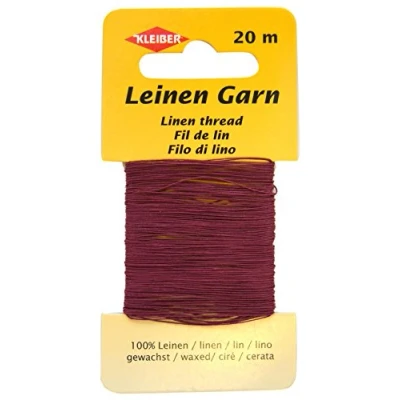 Afbeelding van Kleiber 11,8 x 6,2 0,4 cm linnen garen, bordeaux