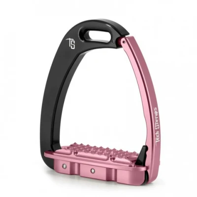 Afbeelding van Tech Stirrups Stijgbeugels Venice Children Zwart/Roze