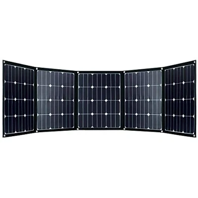 Afbeelding van Offgridtec© FSP 2 225W opvouwbaar zonnepaneel met Sunpower Back Contact cellen zonder laadregelaar praktische draaggreep en opbergruimte Voor kabel. camping, reizen, boot caravan