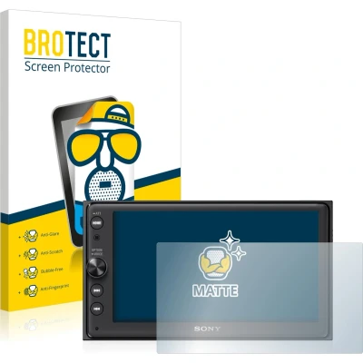 Afbeelding van BROTECT (2 Stuks) Antireflecterende Beschermfolie voor Sony XAV AX100 (6.4&quot;) Anti Glare Screen Protector, Mat, Ontspiegelend