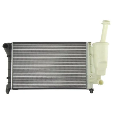 Afbeelding van THERMOTEC D7F048TT Radiateur voor voertuigen zonder airco 510 317 18 Handgeschakeld Koelribben mechanisch gelast FIAT: Panda II Hatchback