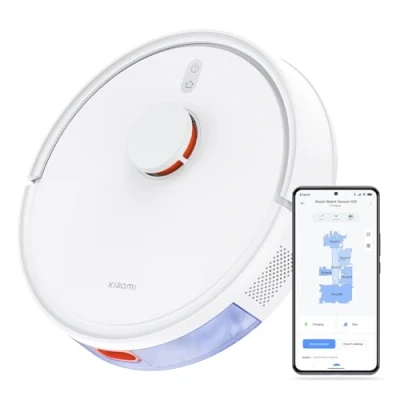 Afbeelding van Xiaomi Robot Vacuum S20 Robotstofzuiger en vloerwisser, intelligent reinigingsplan met LDS lasernavigatie, wit