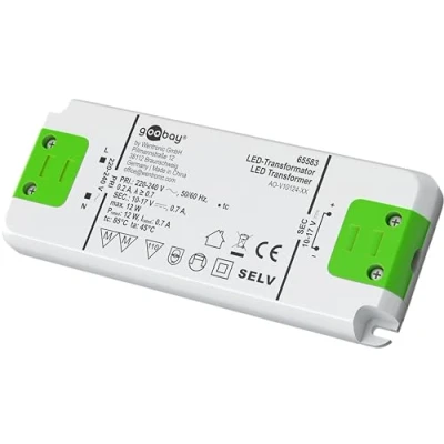 Afbeelding van Transformator 17 volt Goobay (12W, Niet dimbaar)
