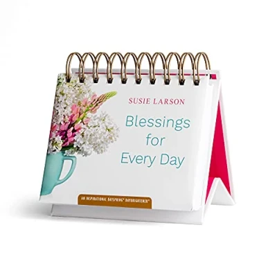 Afbeelding van DaySpring Flip Calendar Susie Larson Zegeningen voor elke dag, wit 49911