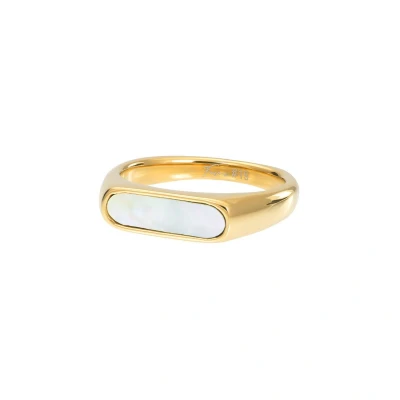 Afbeelding van Luna Square iXXXi Fame Ring 4 mm 18 / Goud