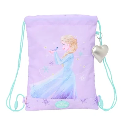 Afbeelding van Rugtas met Koordjes Frozen Spirit Lila 26 x 34 1 cm