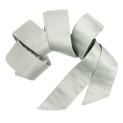 Afbeelding van Maya Deluxe Satijnen riem voor bruidsmeisjes, accessoires, bruiloft, eindexamenbal, avondriem dames, Groene lelie., L XL