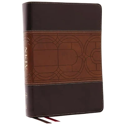 Afbeelding van NKJV Study Bible, Leathersoft, Brown, Full Color, Comfort Print: The Complete Resource for Studying God’s Word