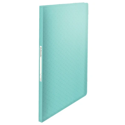 Afbeelding van EsselteColour&#039;Breeze Showalbum A4 Met Reliëfpatroon Inclusief 60 Hoezen Capaciteit tot 120 Vellen Blauw