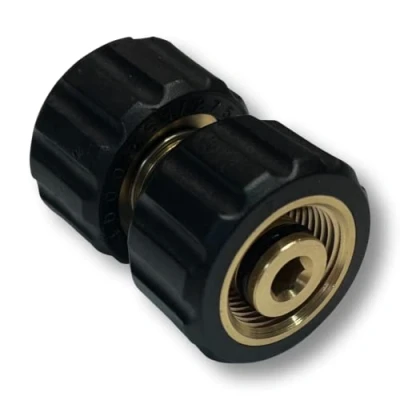 Afbeelding van M&amp;M Smartek Slangconnector M22 naar IG (binnenschroefdraad) 4,8 cm lang voor/compatibel met Kärcher K HD HDS &amp; Kränzle hogedrukreiniger tot 275 bar / 93 C
