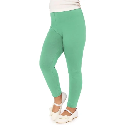 Afbeelding van Merry Style MS MS10 130 LE Meisjes Lang Leggings Sport Vrijetijdsbroek Viscose Sporbroek Yogabroek Munt 146