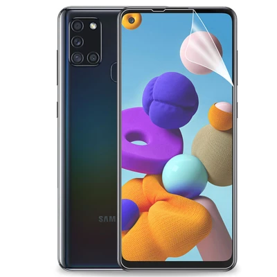 Afbeelding van 3 pack Screenprotectors Samsung Galaxy A21s: iMoshion Folie (plastic)