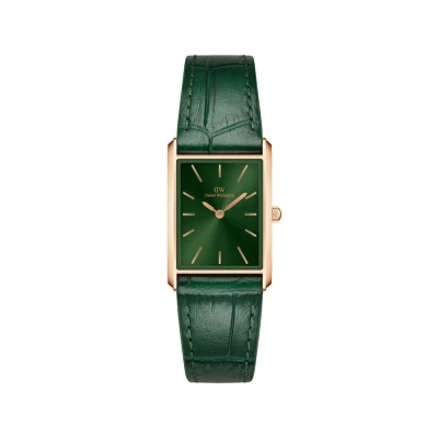 Afbeelding van Daniel Wellington Bound Crocodile Emerald Sunray Horloge, Maat: One Size, Rose gold