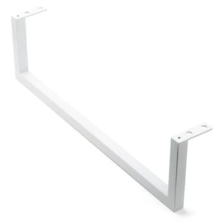 Afbeelding van Handdoekrek Differnz (50 x 14 cm, RVS, Wit)