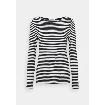 Afbeelding van Marc O&#039;Polo LONG Sleeve BOAT NECK Striped Longsleeve, Dames, Maat: XXL, Multi/black