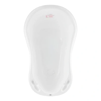 Afbeelding van Hylat Baby Praktisch Babybad Lite met stop stabiel en comfortabel, ideaal voor veilig baden in de eerste 12 maanden, Kleur: Wit, Motief: Friends