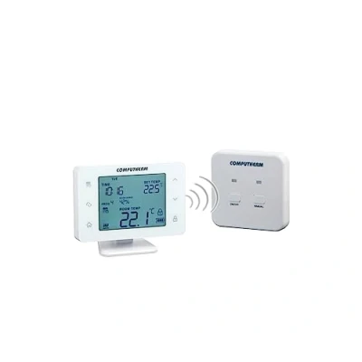 Afbeelding van COMPUTHERM Q20RF Draadloze programmeerbare kamerthermostaat, verwarming en AC temperatuurthermometer, draagbare thermostaat, economie comfortmodus
