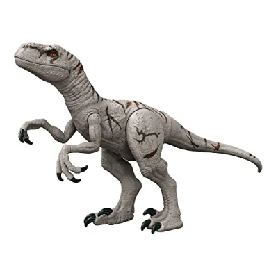 Afbeelding van Mattel Jurassic World: Dominion Superkolossale Razendsnelle Dino Actiefiguur, extra grote dinosaurus, 94 cm lang, beweegbare gewrichten, buikfunctie, voor kinderen vanaf 4 jaar HFR09