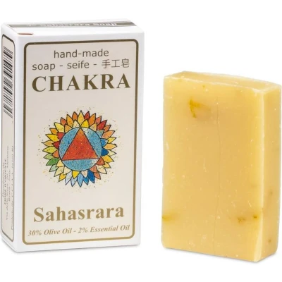 Afbeelding van Zeep 7e Chakra Sahasrara, met sinaasappel en Spikenard (Nardus)