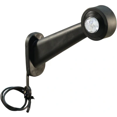 Afbeelding van Contourlamp WAS Rood / wit, rechts, DC kabel 500mm., 2x0,75mm² Contourverlichting (Oranje,Wit) BouwmanAanhangwagens.nl
