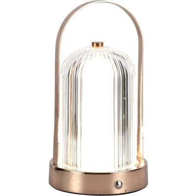 Afbeelding van V TAC VT 1057 AB Antieke Oplaadbare tafellamp Brons IP20 1W 55 Lumen 3IN1