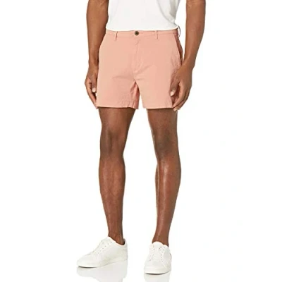 Afbeelding van Goodthreads mannen 12,7 cm binnenbeenlengte platte voorkant stretch chino korte,Gedempte klei,40W