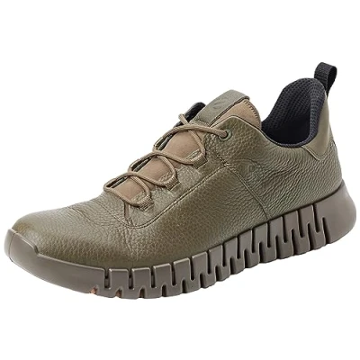 Afbeelding van ECCO Gruuv Sneakers laag, Heren, Maat: 43, Green Leer