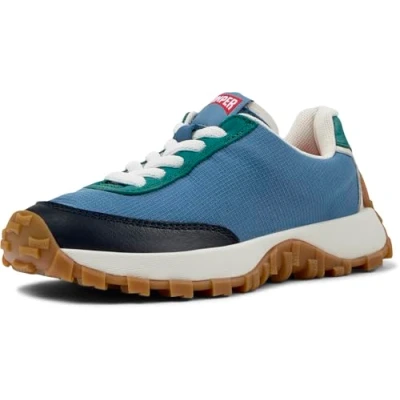 Afbeelding van Camper Drift Sneakers laag voor kinderen, Maat: 37, Blau grün Leer