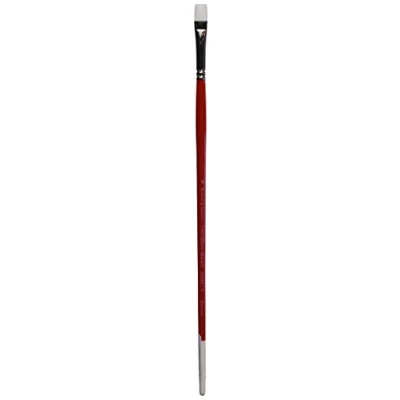 Afbeelding van Winsor &amp; Newton 5418004 University kunstenaarspenseel voor olieverf, acrylverf en aquarelverf Plat penseel Nr. 4 lange Steel,