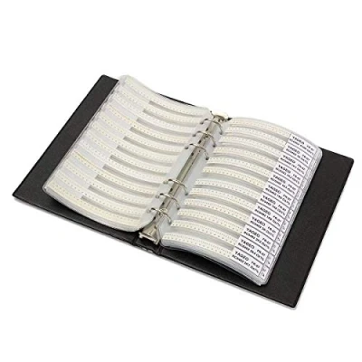 Afbeelding van DollaTek 1% 0402 SMD weerstand Geassorteerde map (0 ohm 10M ohm) 170 waarde 8500 stks monsterboek