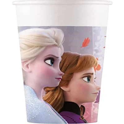 Afbeelding van Procos Feestbekers Frozen Ii 200 Ml Papier Paars 8 Stuks