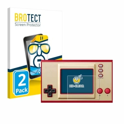 Afbeelding van BROTECT (2 Stuks) Schermbeschermer voor Nintendo Game &amp; Watch The Legend of Zelda Screen Protector Transparant