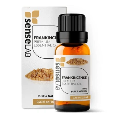 Afbeelding van SenseLAB Wierook etherische olie 100% zuivere natuurlijke therapeutische kwaliteit wierookolie voor aromatherapie diffuser Meditatie en introspectie Huidverzorgingsolie (10 ml)