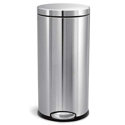 Afbeelding van Simplehuman Pedaalemmer Basic 30 ltr mat RVS
