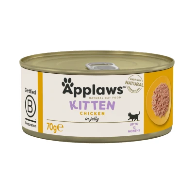 Afbeelding van Applaws natvoeding Kitten kip 70 gr.