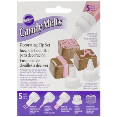 Afbeelding van Wilton Candy Melts Spuitjesset 5 Stuks