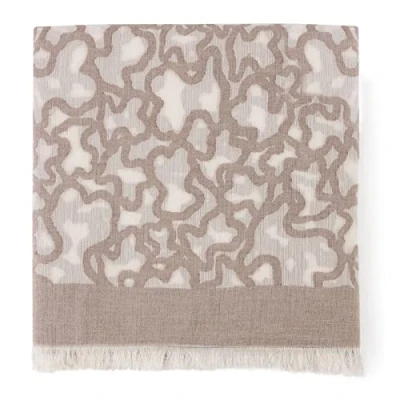 Afbeelding van TOUS Foulard Kaos in steenkleur, Steen, One Size