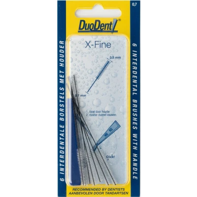 Afbeelding van Duodent Rager X Fine 0,7 3,5 mm Cilindrisch 6st