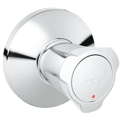 Afbeelding van GROHE Costa UP ventiel bovenbouw (markering: rood, inbouwdiepte traploos instelbaar, warmte isolerend), chroom, 19855001