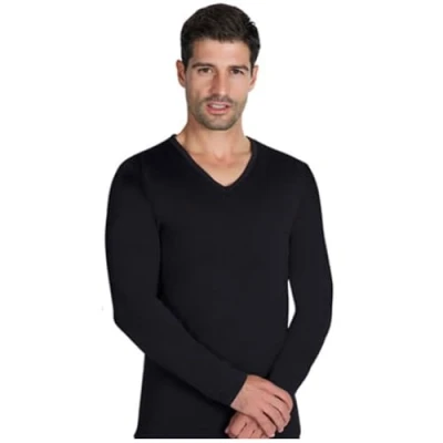 Afbeelding van Ysabel Mora heren top, zwart, XL