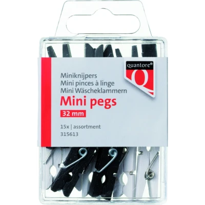 Afbeelding van Miniknijper Quantore blister 34mm assorti