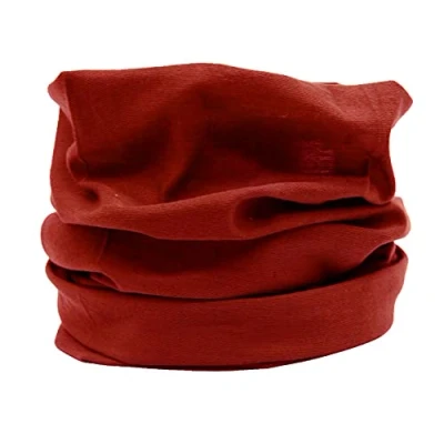 Afbeelding van Unisex naadloze multifunctionele hoofddeksels Bandana sjaal elastische buis Magische hoofdband Gaiter Balaclava Snood gezichtsmasker UV residentie (Donkerrood)