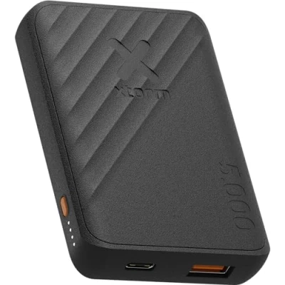 Afbeelding van Xtorm Go2 powerbank 5.000mAh Dubbele poorten Krachtige Duurzame technologie Compatibel met iPhone en Samsung Charcoal Black