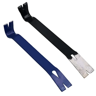 Afbeelding van 17,8 cm + 38,1 platte nagel wrikken bar hulpstuk trekker koevoet hendel nagelverwijdering sleuven 2 stuks