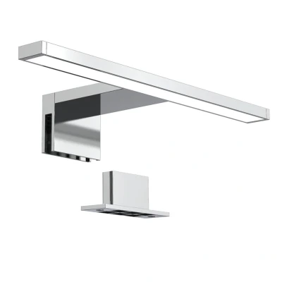Afbeelding van B.K.Licht LED Spiegellamp chroom badkamerlamp spiegelverlichting l:30cm IP44 4.000K 500 Lumen 5W