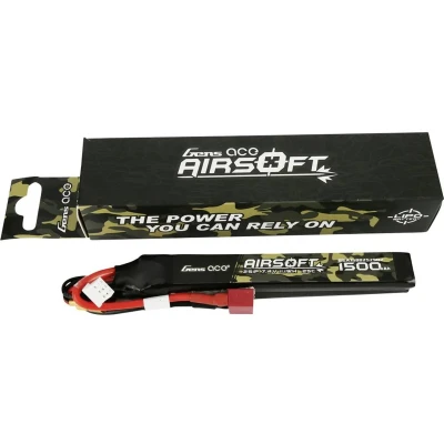 Afbeelding van Gens ace LiPo accupack 7.4 V 1500 mAh Aantal cellen: 2 25 C Flat T stekkers